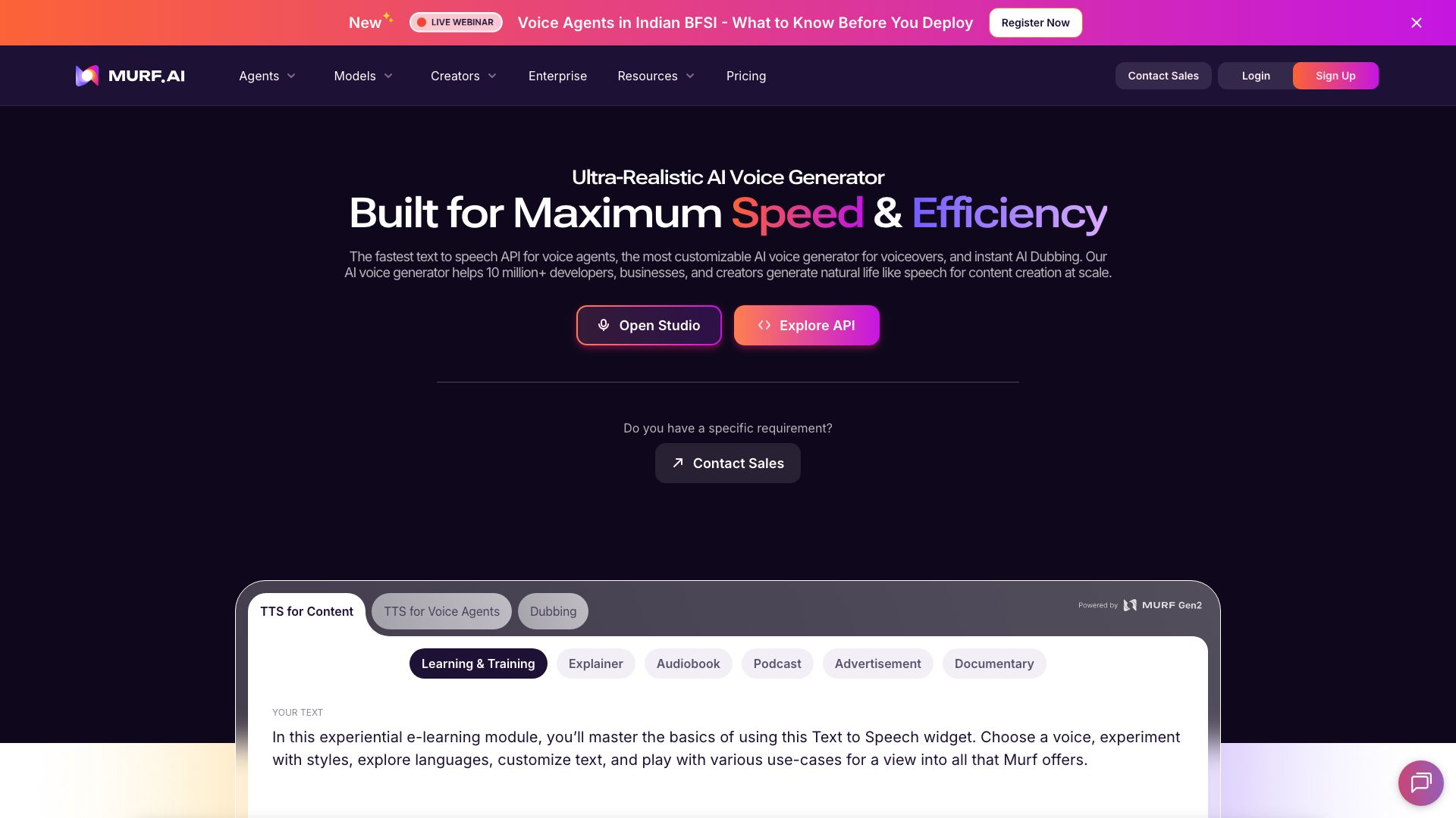 Murf AI — Text-to-speech platform with voice styles, accents, and pronunciation controls Murf AI voice generation platform with 200+ AI voices across 30+ languages