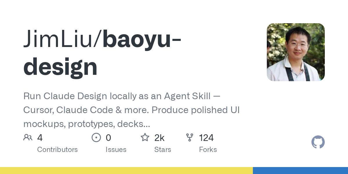 Baoyu Design Review 2026 — Run Claude Design Locally as an Agent Skill