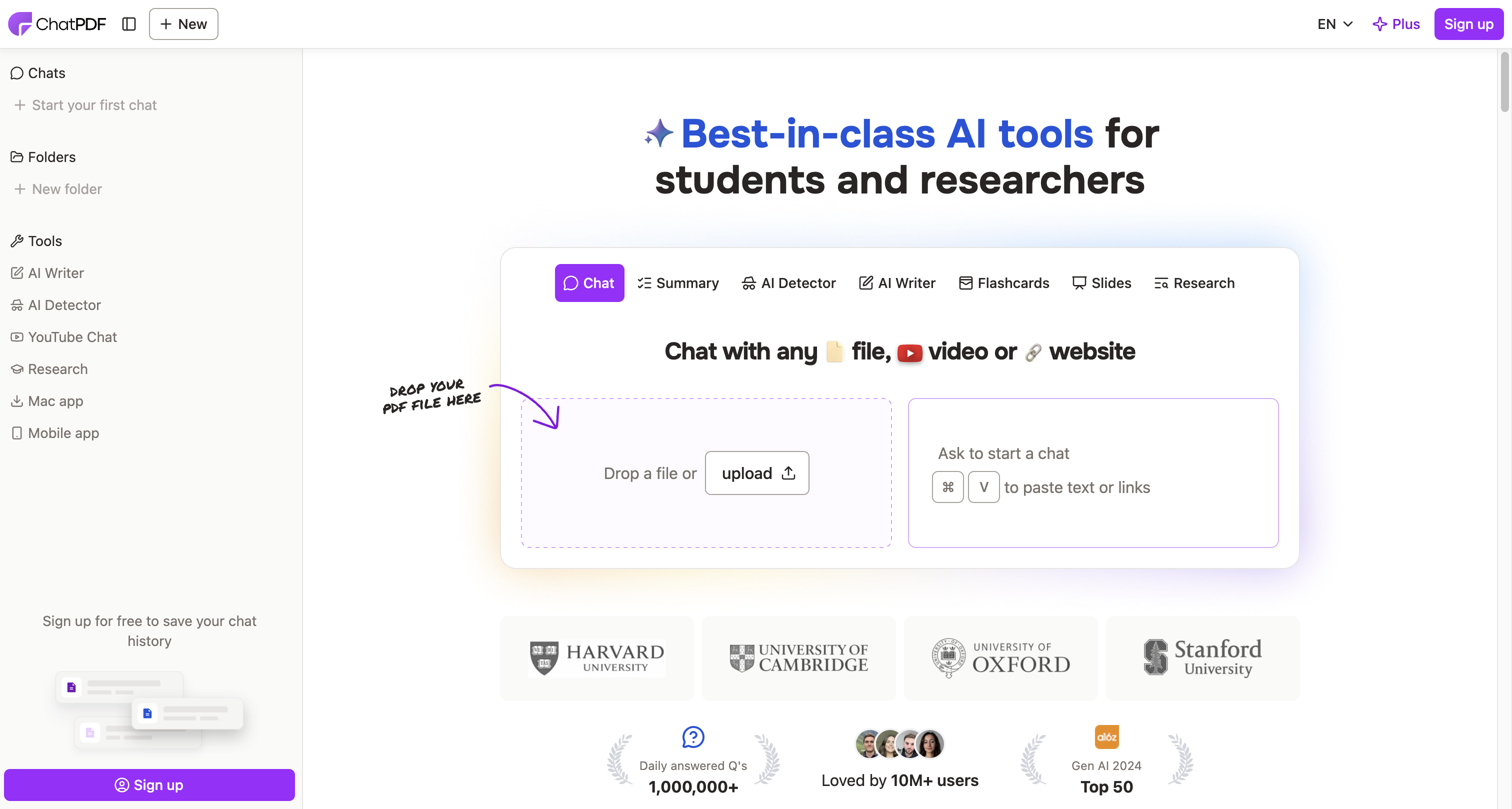 ChatPDF Review 2026 — Features, Pricing, and Alternatives