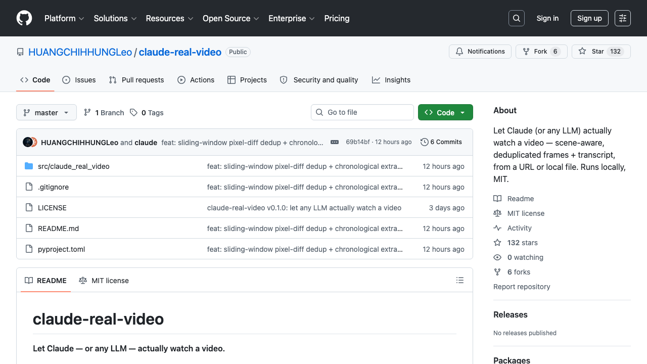 Claude Real Video Review: Let Any LLM Watch Videos with Scene-Aware Frame Extraction (2026)