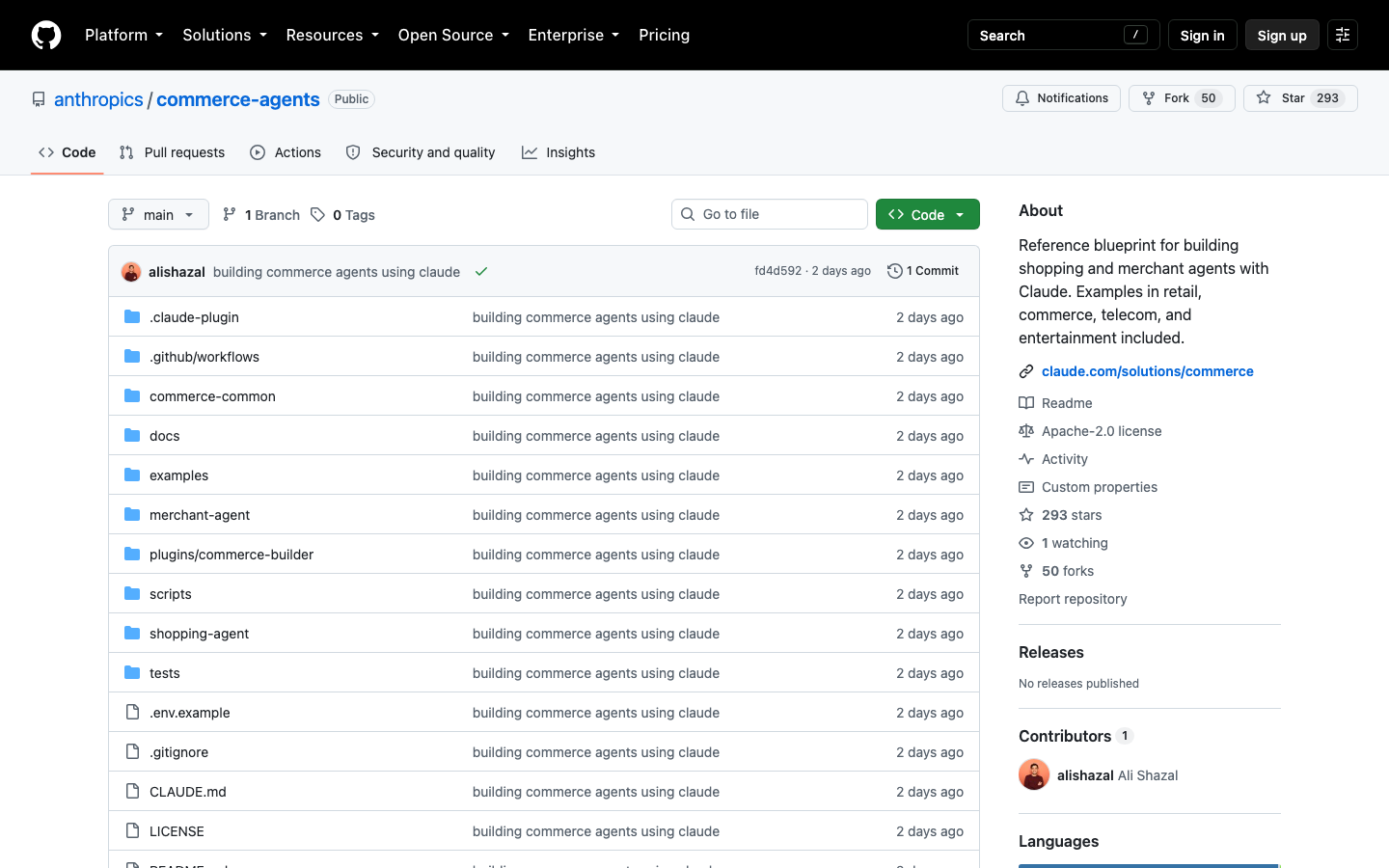 commerce-agents Review 2026 — Anthropic's Reference Blueprint for Building Shopping and Merchant Agents With Claude