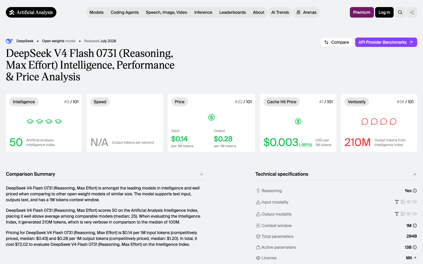 DeepSeek V4 Flash 0731 Review — The $0.03-per-Task Reasoning Model That Beats Its Own Pro Tier