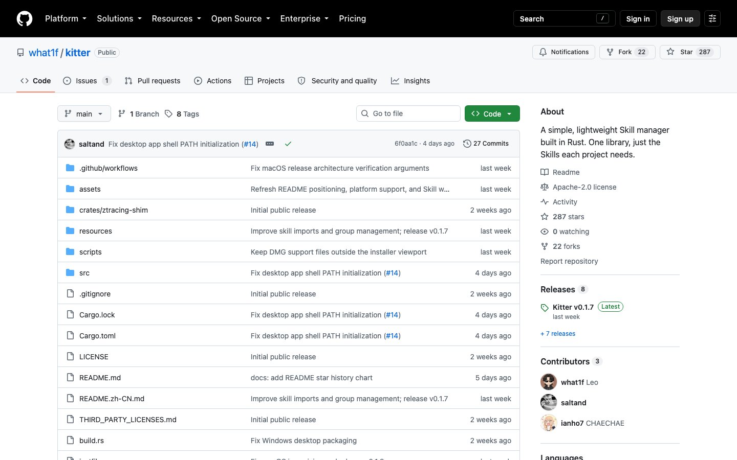 Kitter Review 2026 — A Rust Desktop App That Keeps One Agent-Skill Library and Links Only What Each Project Needs