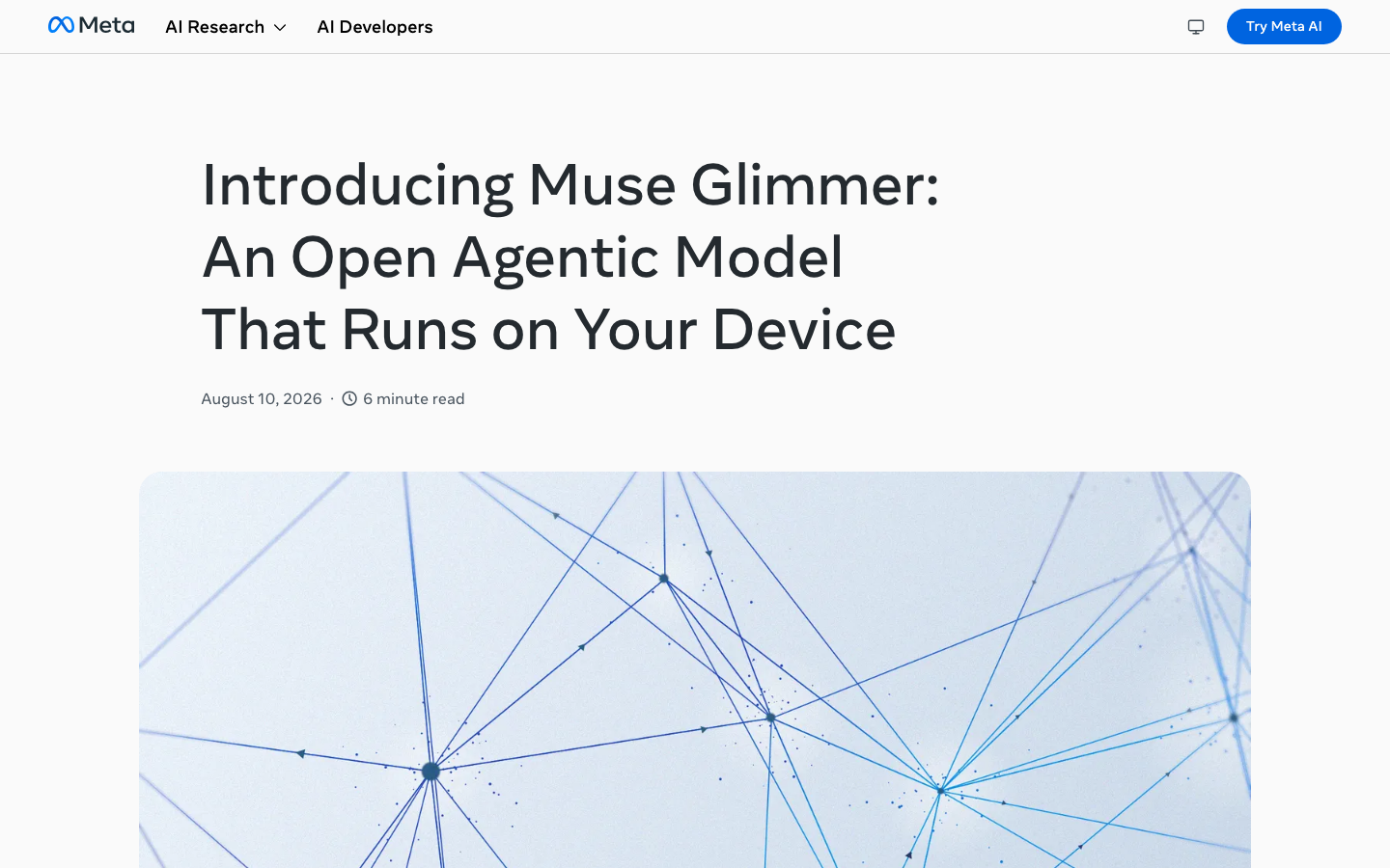 Muse Glimmer Review 2026 — Meta's 30B Open-Weight Agentic Model for Always-On Local Agents