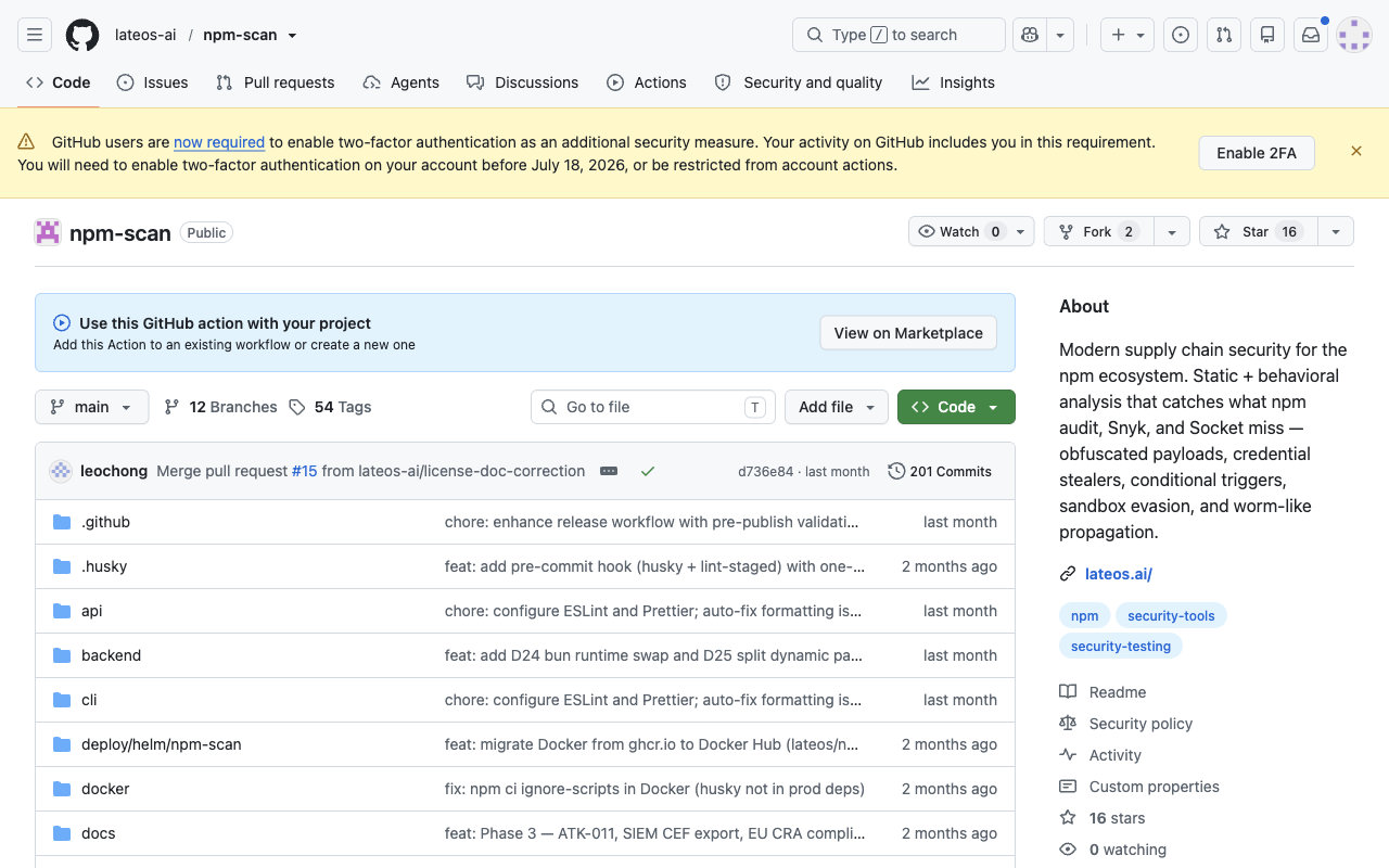 npm-scan — AI-Powered npm Supply Chain Security Tool Review 2026