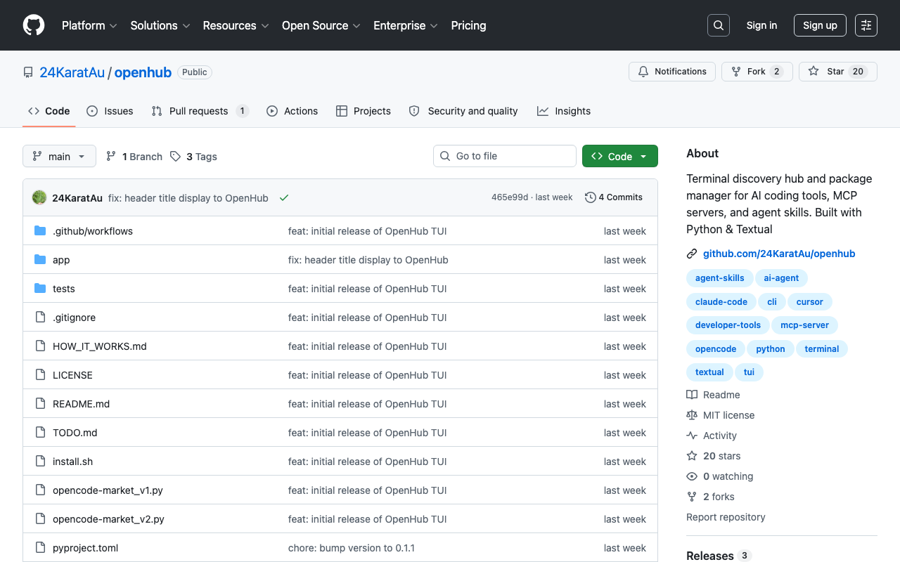 OpenHub Review 2026 — Terminal Discovery Hub and Package Manager for AI Coding Tools and MCP Servers