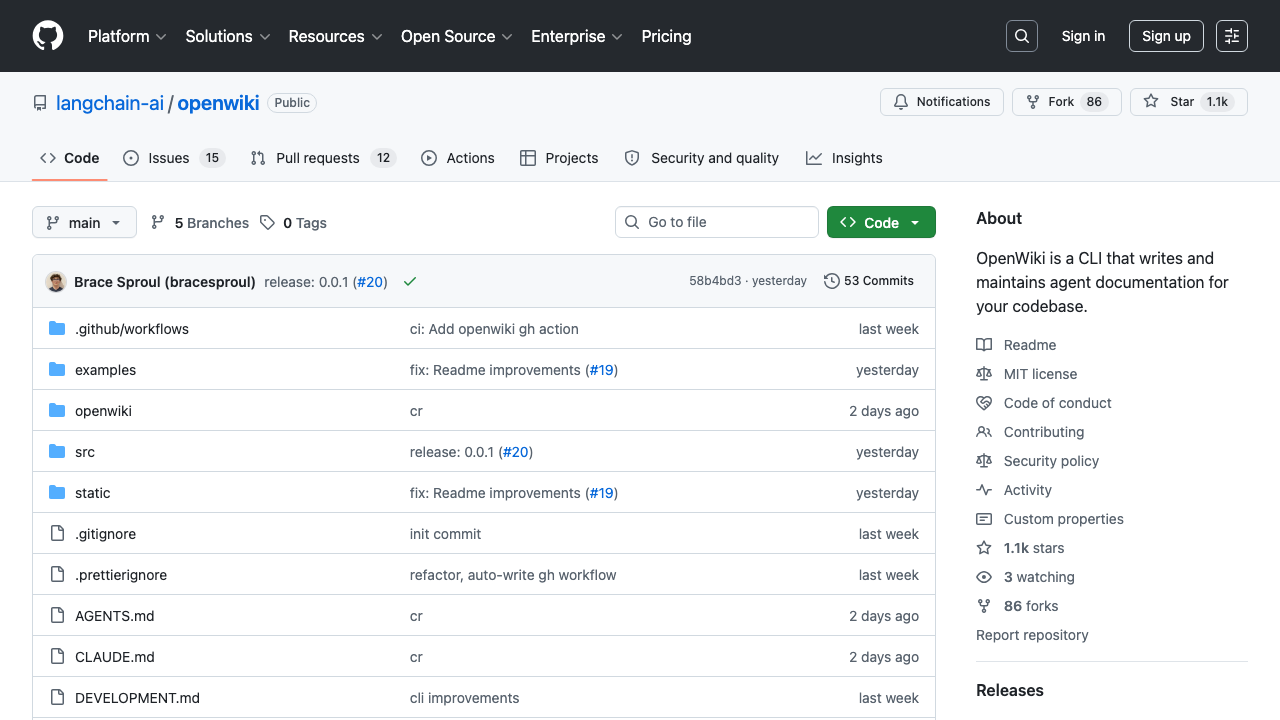 OpenWiki Review: LangChain's CLI for Auto-Maintaining Agent Documentation (2026)