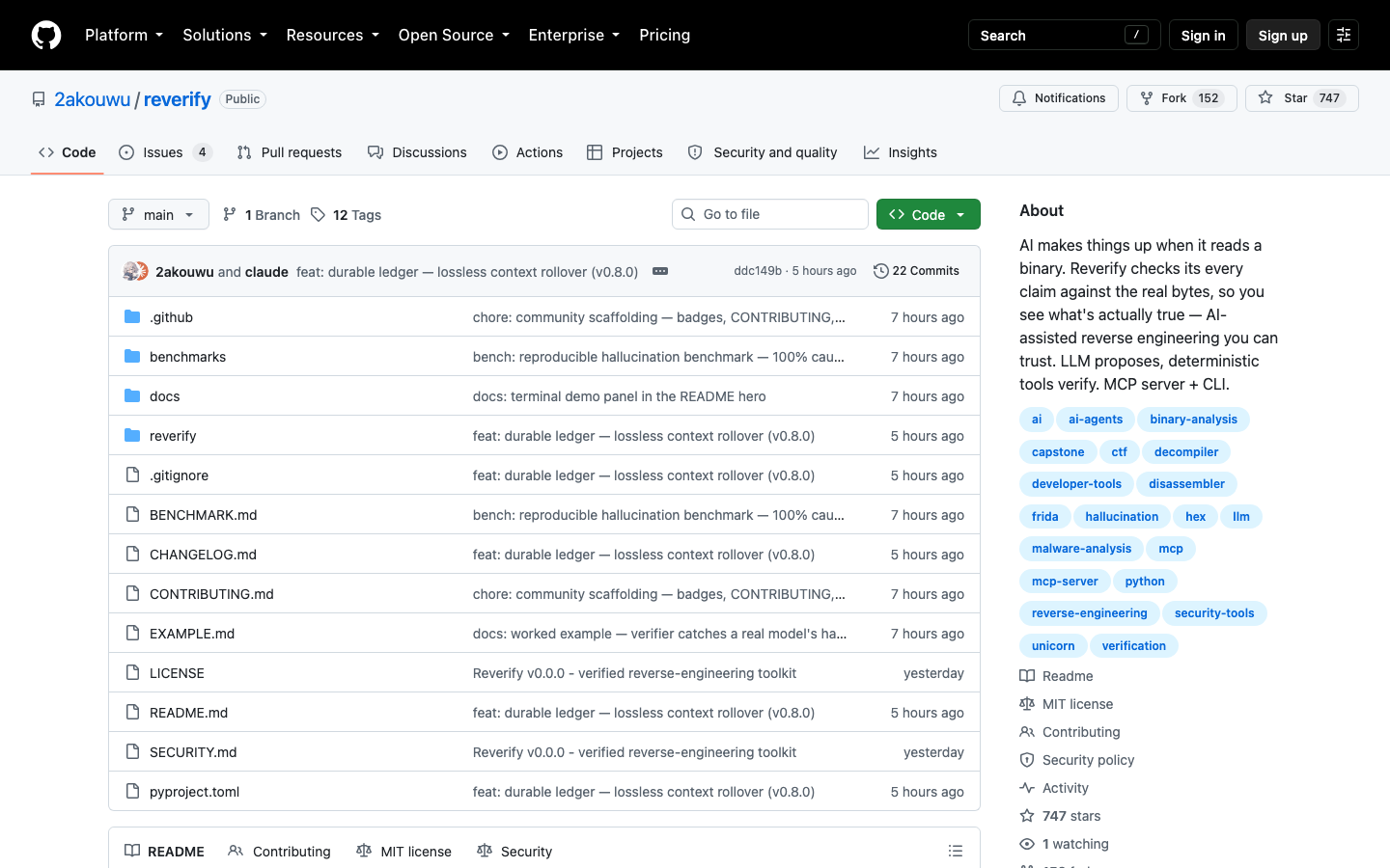 reverify Review 2026 — A Lie Detector for AI Reverse Engineering That Checks Every Claim Against the Real Bytes
