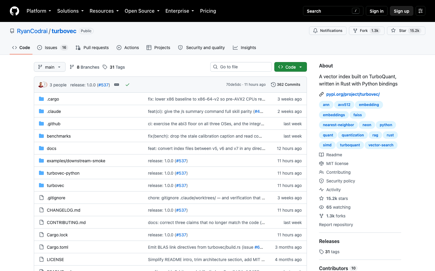 Turbovec Review 2026 — Google's TurboQuant Vector Index in Rust, 8× Memory Compression