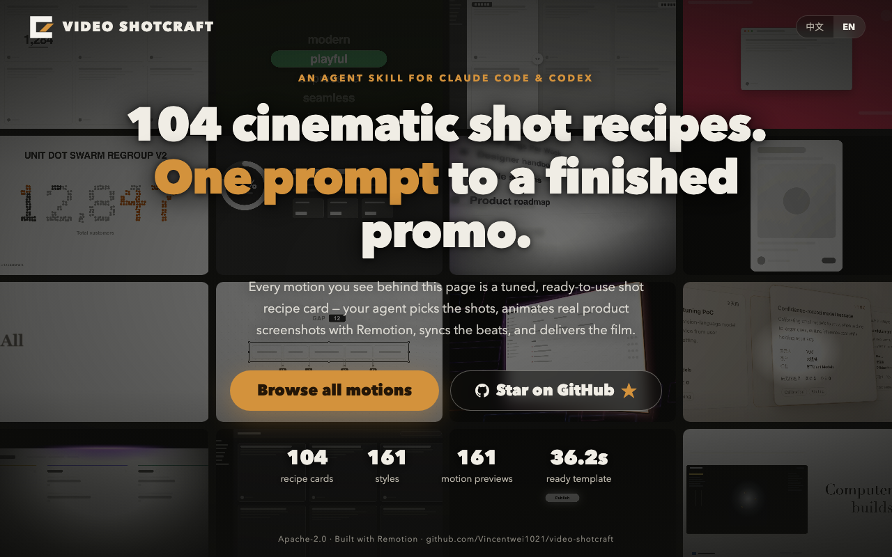 Video ShotCraft Review 2026 — 104 Cinematic Shot Recipes That Turn Claude Code Into a Motion-Design Studio