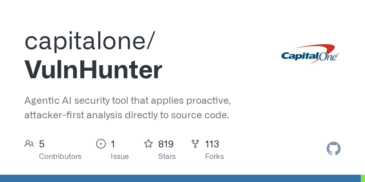 VulnHunter Review 2026 — Capital One's Open-Source Agentic AI Security Scanner