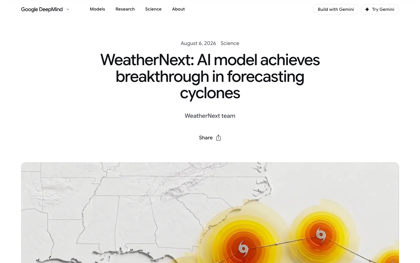 WeatherNext Review — DeepMind's Open-Source Cyclone Model Adds a Full Day of Warning Time