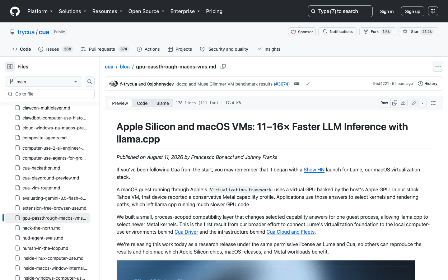 Apple Silicon macOS VM LLM Inference Tutorial — 11-16x Faster llama.cpp With a Metal Capability Shim
